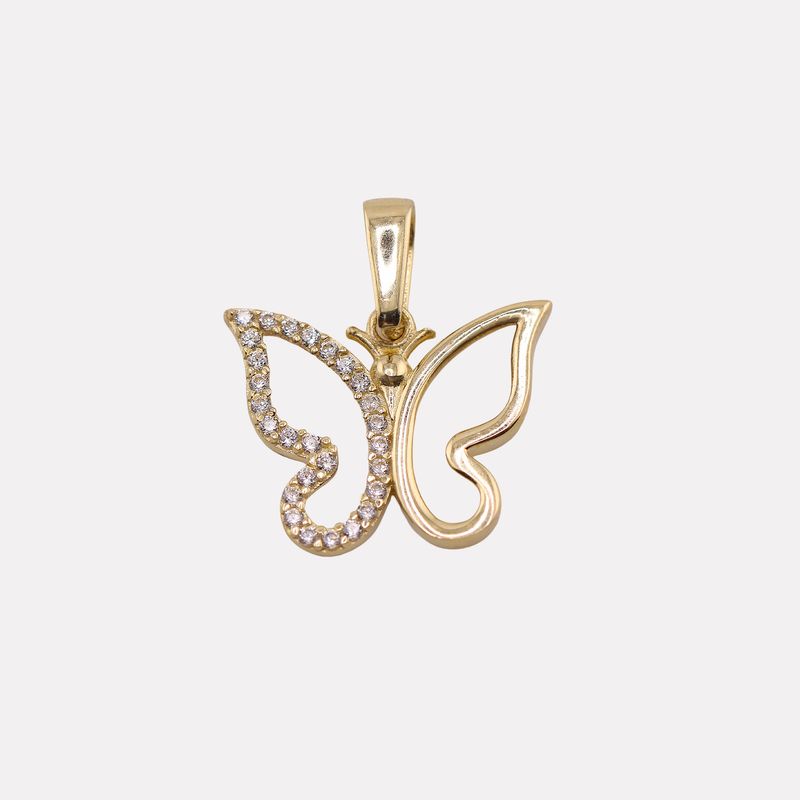 Dije Mariposa C/p 10K 0.9g